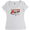 pro gun Women's Triblend Scoop T-shirt