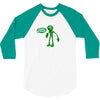 green man dance says hello 2018 3/4 Sleeve Shirt