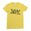 LOVE COUPLE Ladies Fitted T-Shirt