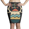 Hunting Season Retro Color 80s Style Pencil Skirts