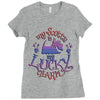 lucky scottie Ladies Fitted T-Shirt