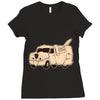 the shaggin' wagon Ladies Fitted T-Shirt