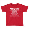 April Girl Hated By Many Toddler T-shirt
