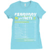 February Girl Facts Pisces Ladies Fitted T-Shirt