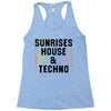 Sunrises House &amp; Techno Racerback Tank
