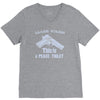learn polish peace V-Neck Tee