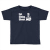 v6 eat sleep shoot Toddler T-shirt
