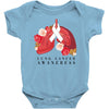 lung cancer awaneress Baby Bodysuit