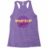what's up jerks Racerback Tank