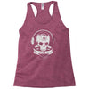 astronaut skull Racerback Tank