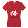 witch halloween fancy Women's V-Neck T-Shirt