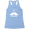 mustache (3) Racerback Tank