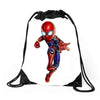 Iron Spidey Drawstring Bags