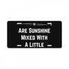 November Girls License Plate