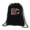 life is better with boxers Drawstring Bags