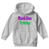 mardi gras princess Youth Hoodie