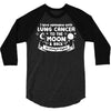 I Love Someone with Lung Cancer to The Moon and Back to Infinity 3/4 Sleeve Shirt
