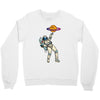 astronaut basketball planet Crewneck Sweatshirt