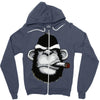 monkey Zipper Hoodie