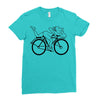 Albert Hofmann LSD Funny Retro Bicycle Day Ladies Fitted T-Shirt
