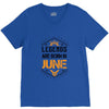 Legends are born in June V-Neck Tee