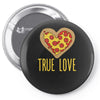 true love heart Pin-back button