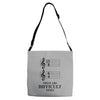13/8 6/4 These Are Difficult Times Adjustable Strap Totes