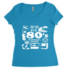 80s survival guide cassette high Women's Triblend Scoop T-shirt