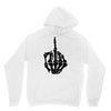 middle finger skeleton bone skull grafitti art Unisex Hoodie