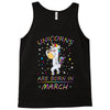 Unicorns are born in March Tank Top