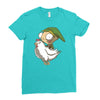 invader link Ladies Fitted T-Shirt