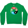 zentao symbol as evolution of the tao (yin yang) Crewneck Sweatshirt