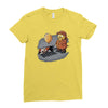 we all float Ladies Fitted T-Shirt