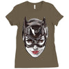 catwoman Ladies Fitted T-Shirt