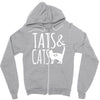 tats and cats Zipper Hoodie
