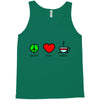 peace love coffee (2) Tank Top