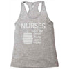 nurses can tap more than just veins Racerback Tank