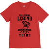The Fishing Legend Reeling Them In For 40 Years V-Neck Tee
