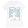 water is sacred no pipelines Ladies Fitted T-Shirt