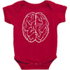 funny male brain ideal birthday gift or present Baby Bodysuit