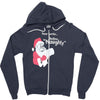 santa define naughty Zipper Hoodie