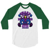 snake mountain gym 3/4 Sleeve Shirt