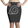 Hidden Leaf Village Symbol T-Shirt Pencil Skirts
