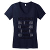 adapt or die encoded Women's V-Neck T-Shirt