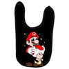 mario licking toad Baby Bibs