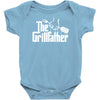the grillfather  funny bbq Baby Onesie
