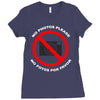 no photos please Ladies Fitted T-Shirt