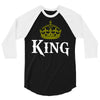 king 3/4 Sleeve Shirt