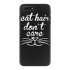 cat hair don't care cute crazy cat iPhone 7 Plus Case
