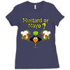 mustard or mayo (2) Ladies Fitted T-Shirt